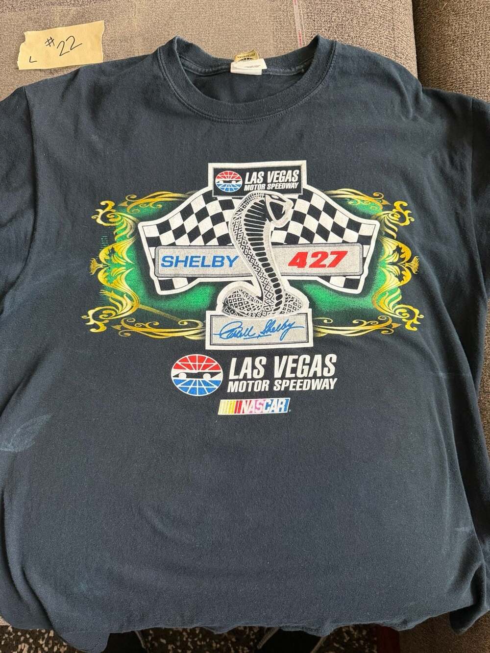 2009 Las Vegas Motor Speedway NASCAR Shelby 427 'Going All In' Graphic T-Shirt